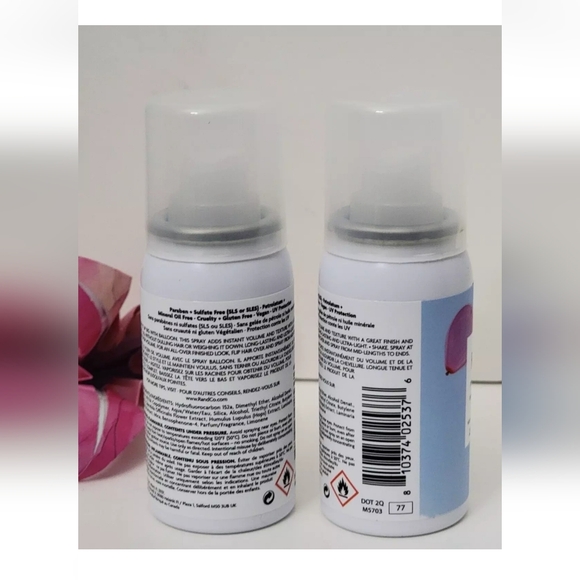 2 pk R+Co Balloon Dry Volume and Texture Spray 30 ml / 1 oz TRAVEL SIZE - Picture 3 of 4